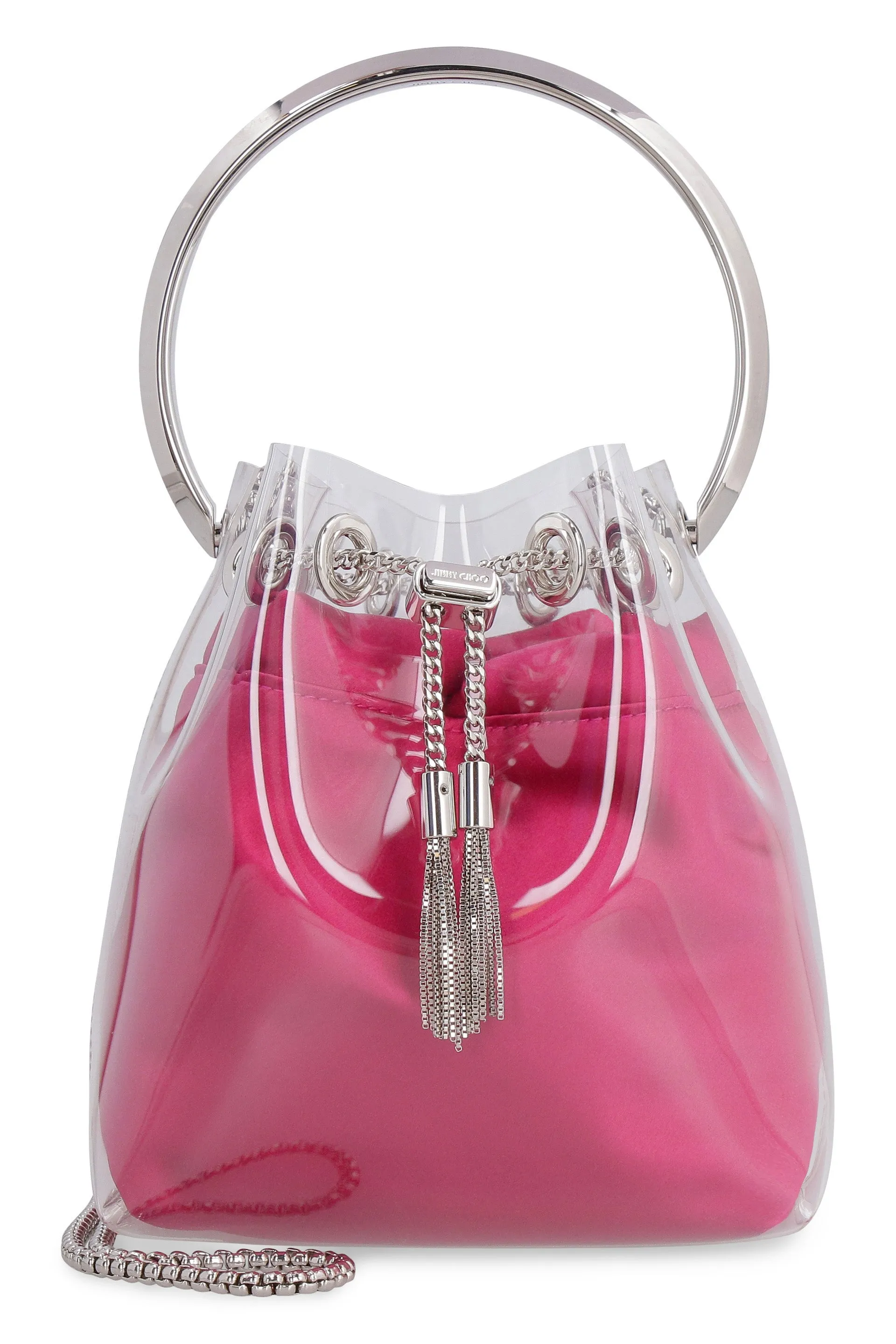Jimmy Choo Bon Bon Drawstring Mini Bucket Bag