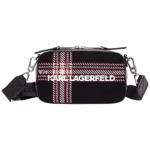 Karl Lagerfeld K/Skuare Checked Camera Bag