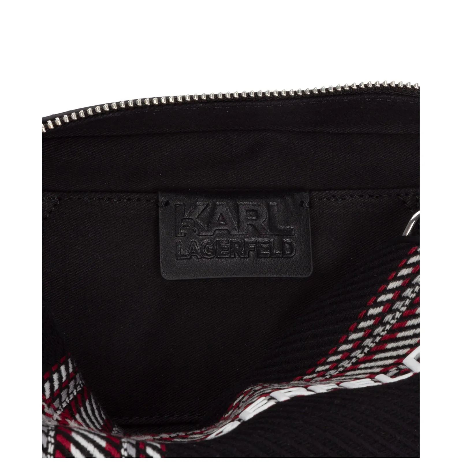 Karl Lagerfeld K/Skuare Checked Camera Bag