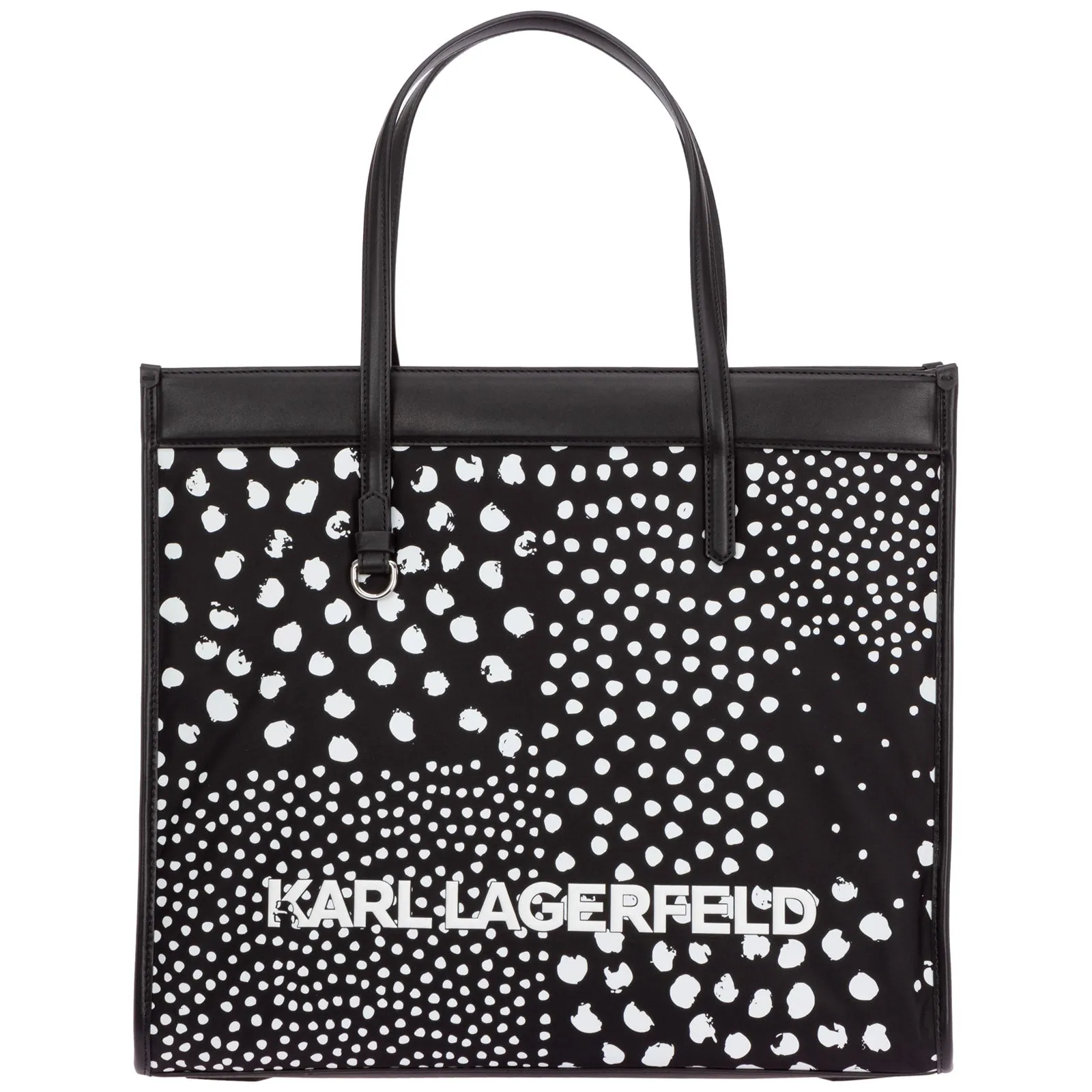 Karl Lagerfeld K/Skuare Dots Zipped Tote Bag