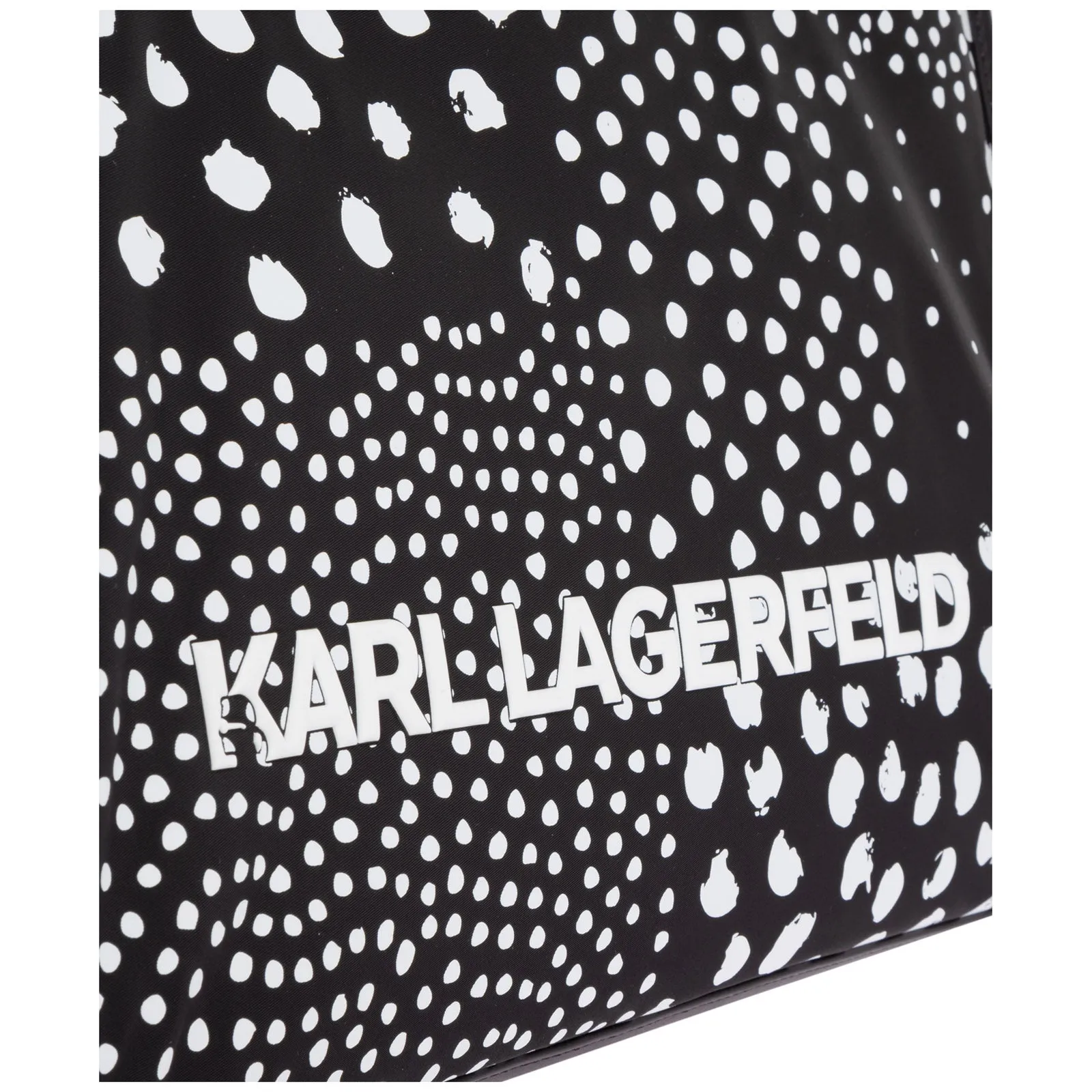 Karl Lagerfeld K/Skuare Dots Zipped Tote Bag