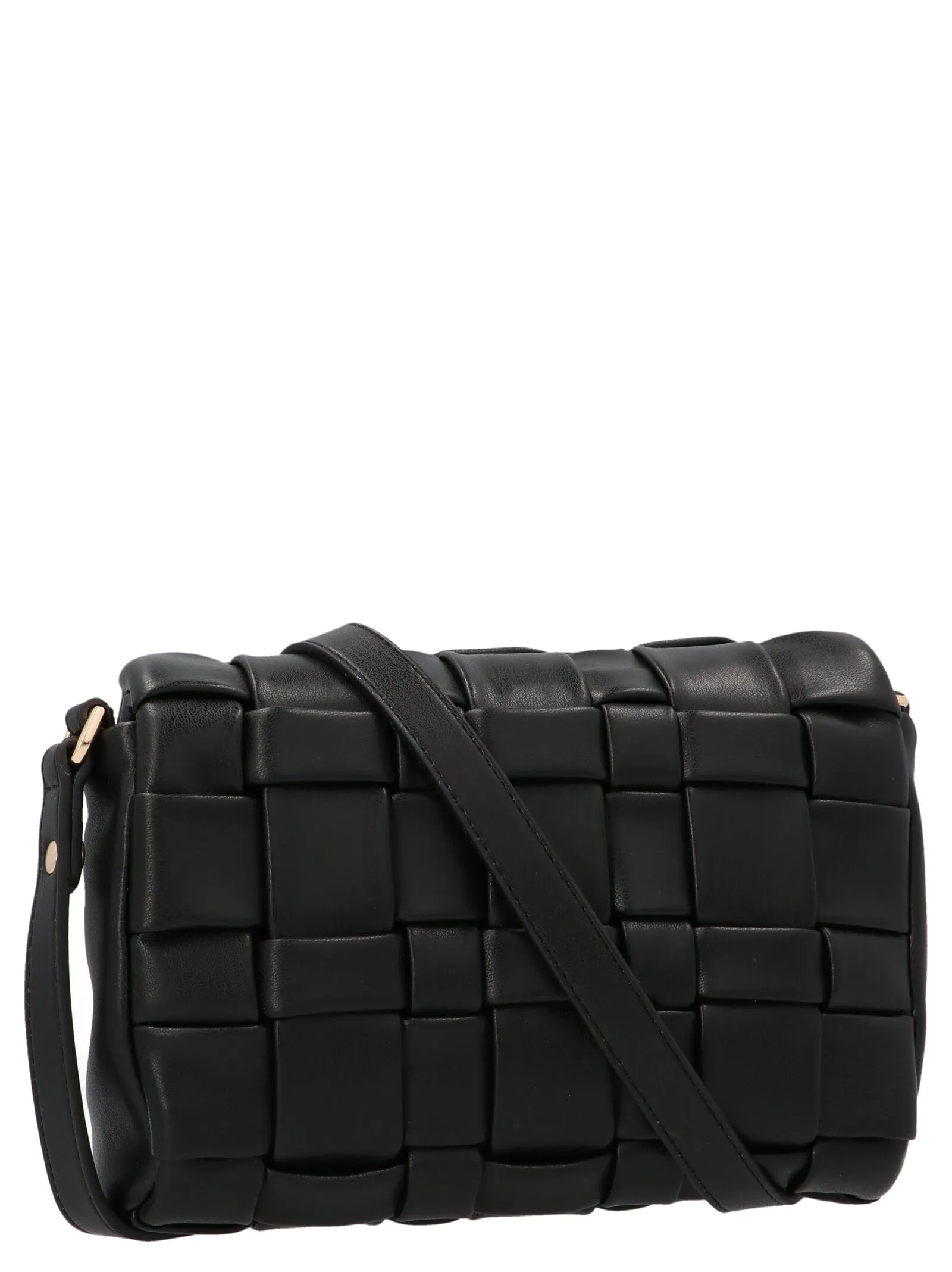 Liu Jo Logo Plaque Weaved Crossbody Bag