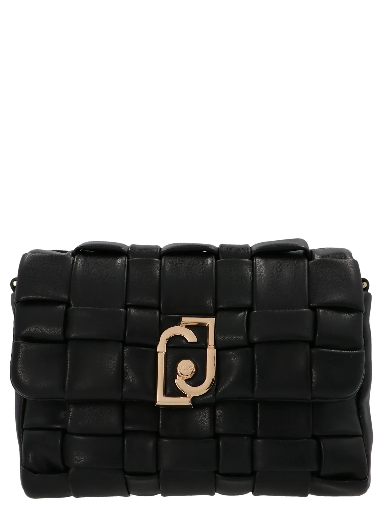 Liu Jo Logo Plaque Weaved Crossbody Bag