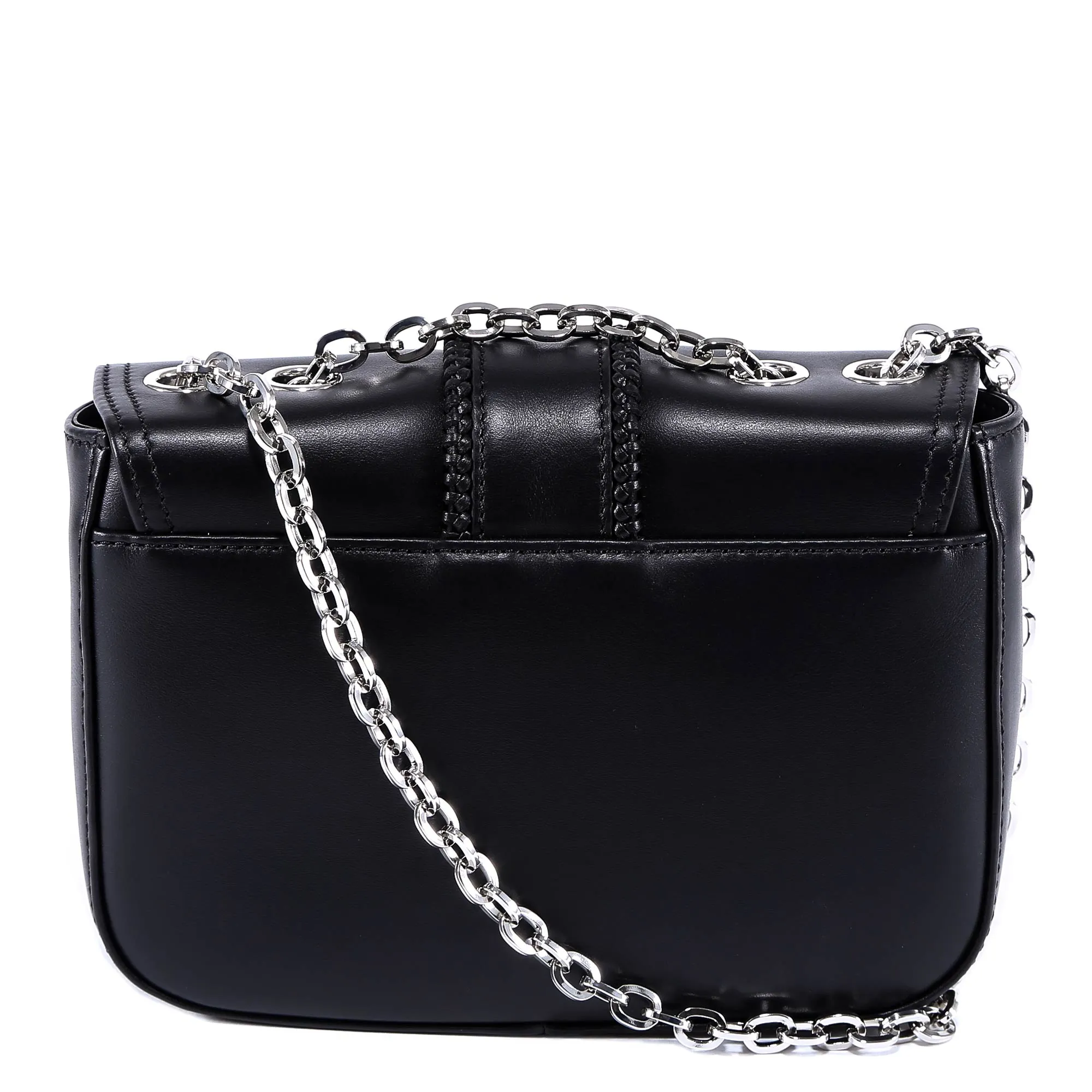 Longchamp Buckled Logo Embossed Foldover Crossbody Bag