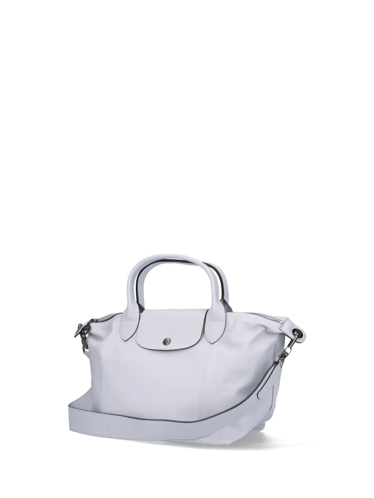 Longchamp Le Pliage Cuir Top Handle Bag