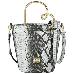 Love Moschino Curly Heart Handle Bucket Bag