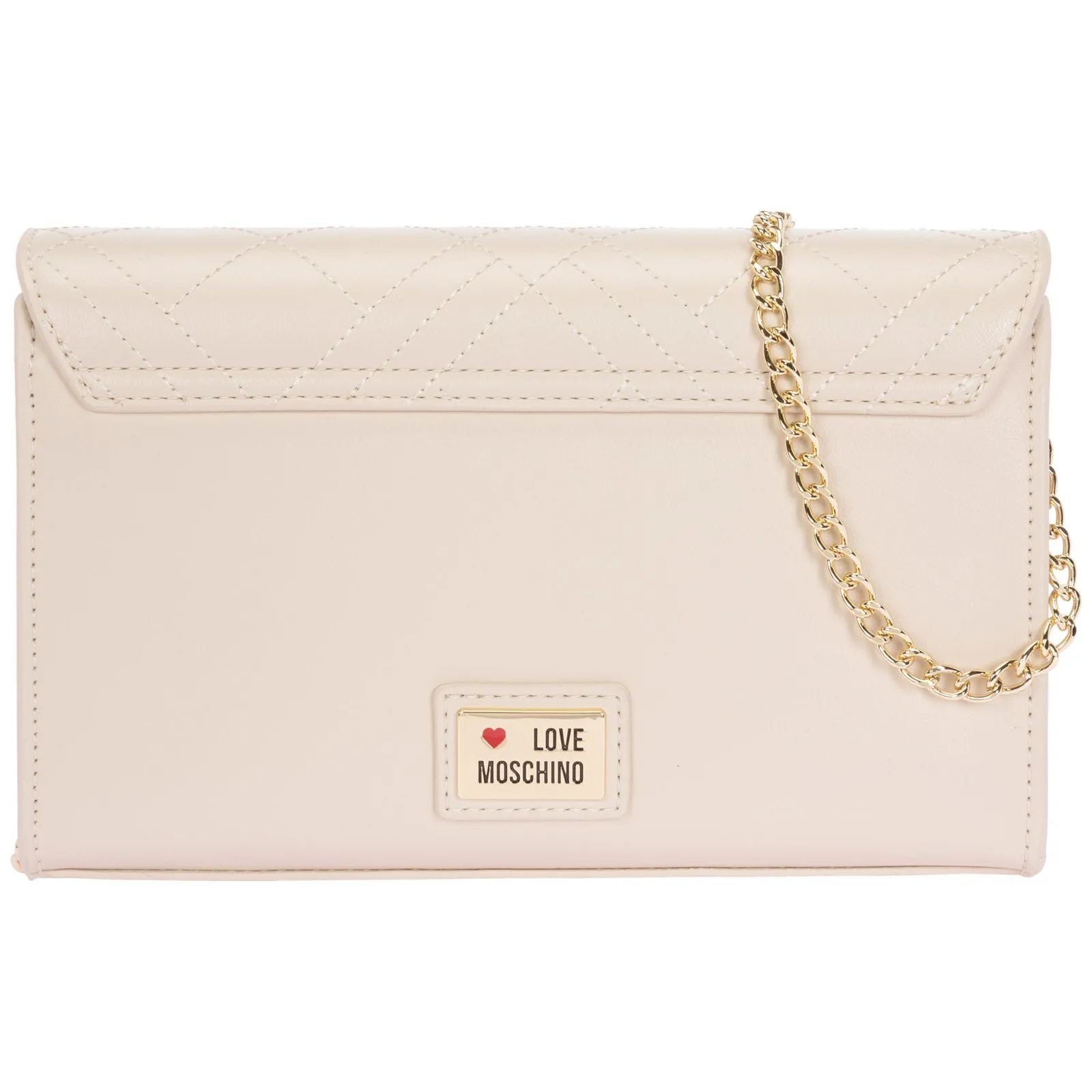 Love Moschino Heart Logo Detailed Crossbody Bag