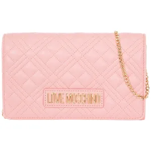 Love Moschino Logo Lettering Quilted Crossbody Bag