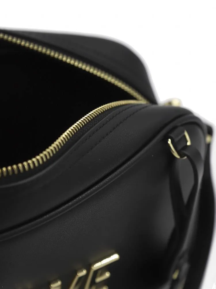 Love Moschino Logo Plaque Camera Crossbody Bag