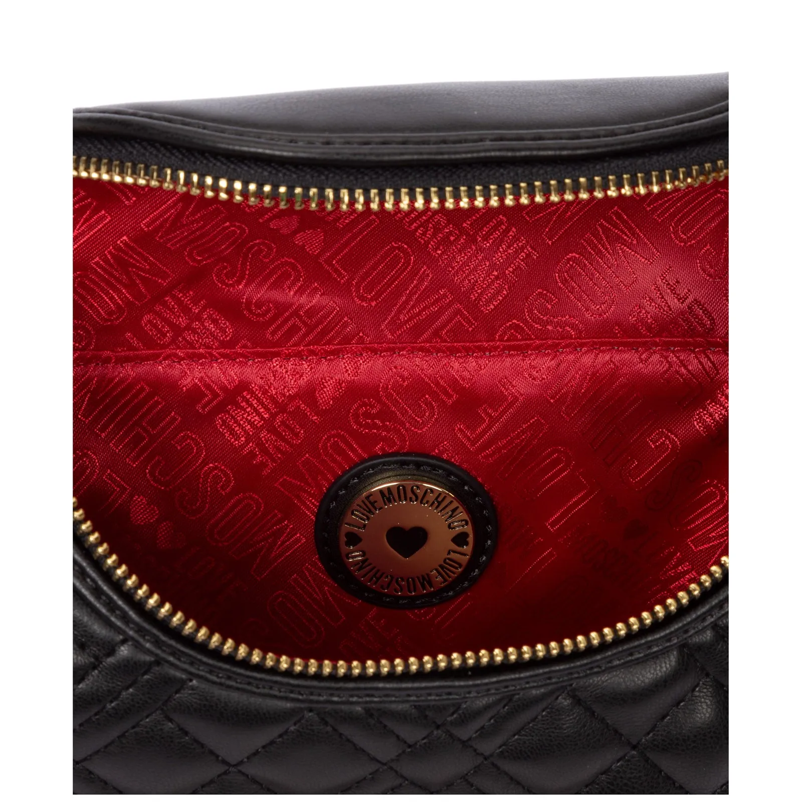 Love Moschino Shiny Quilted Shoulder Bag
