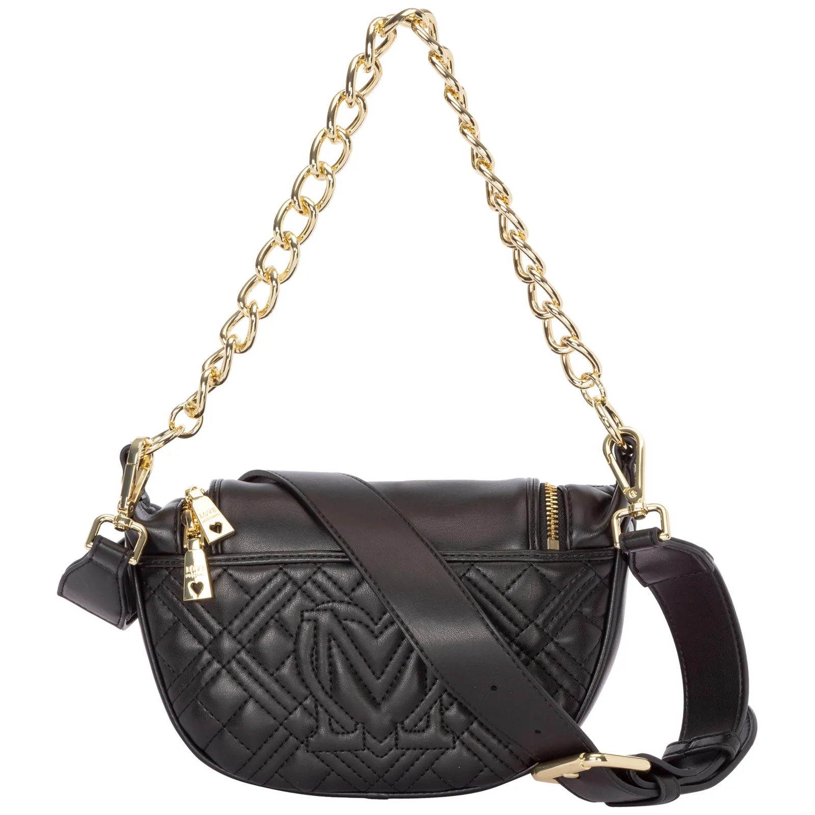 Love Moschino Shiny Quilted Shoulder Bag
