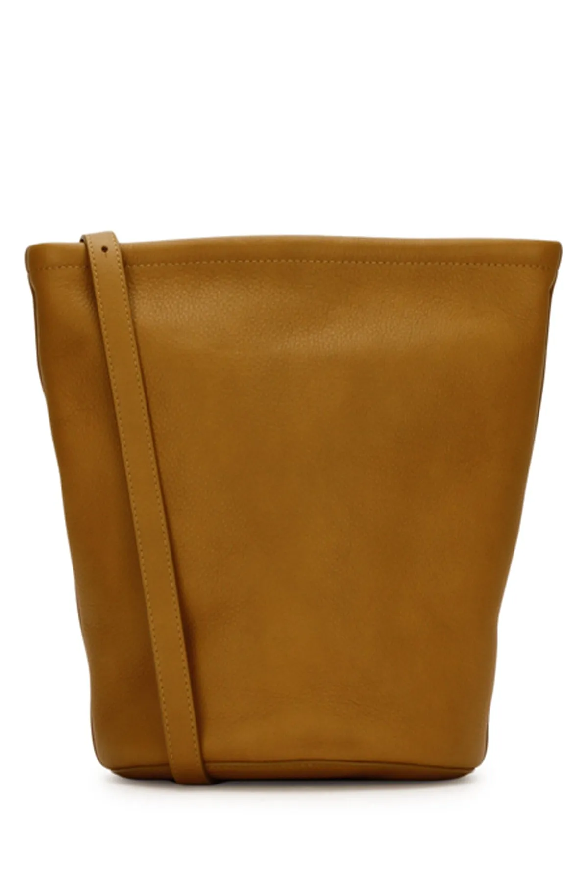 Mansur Gavriel Logo Printed Zipped Bucket Bag