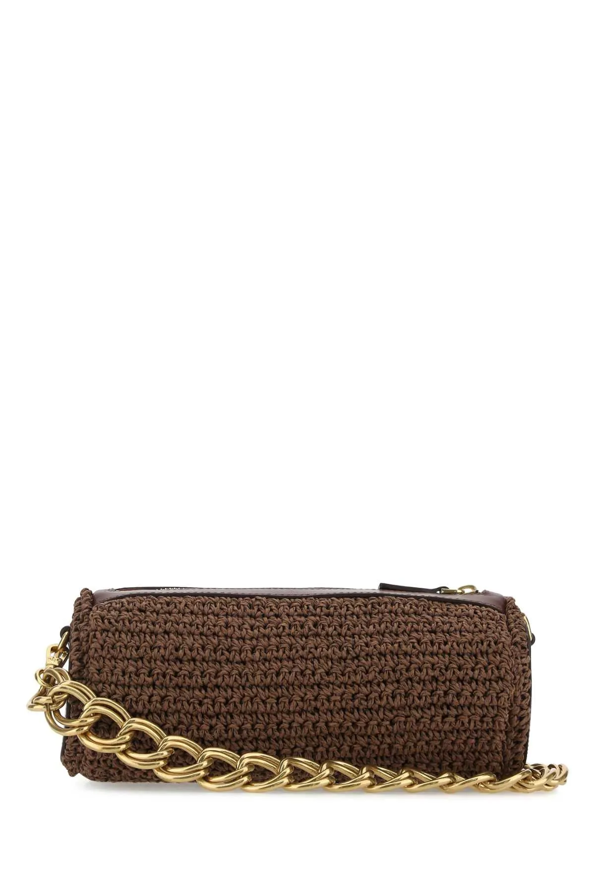 Manu Atelier Logo Plaque Mini Cylinder Bag