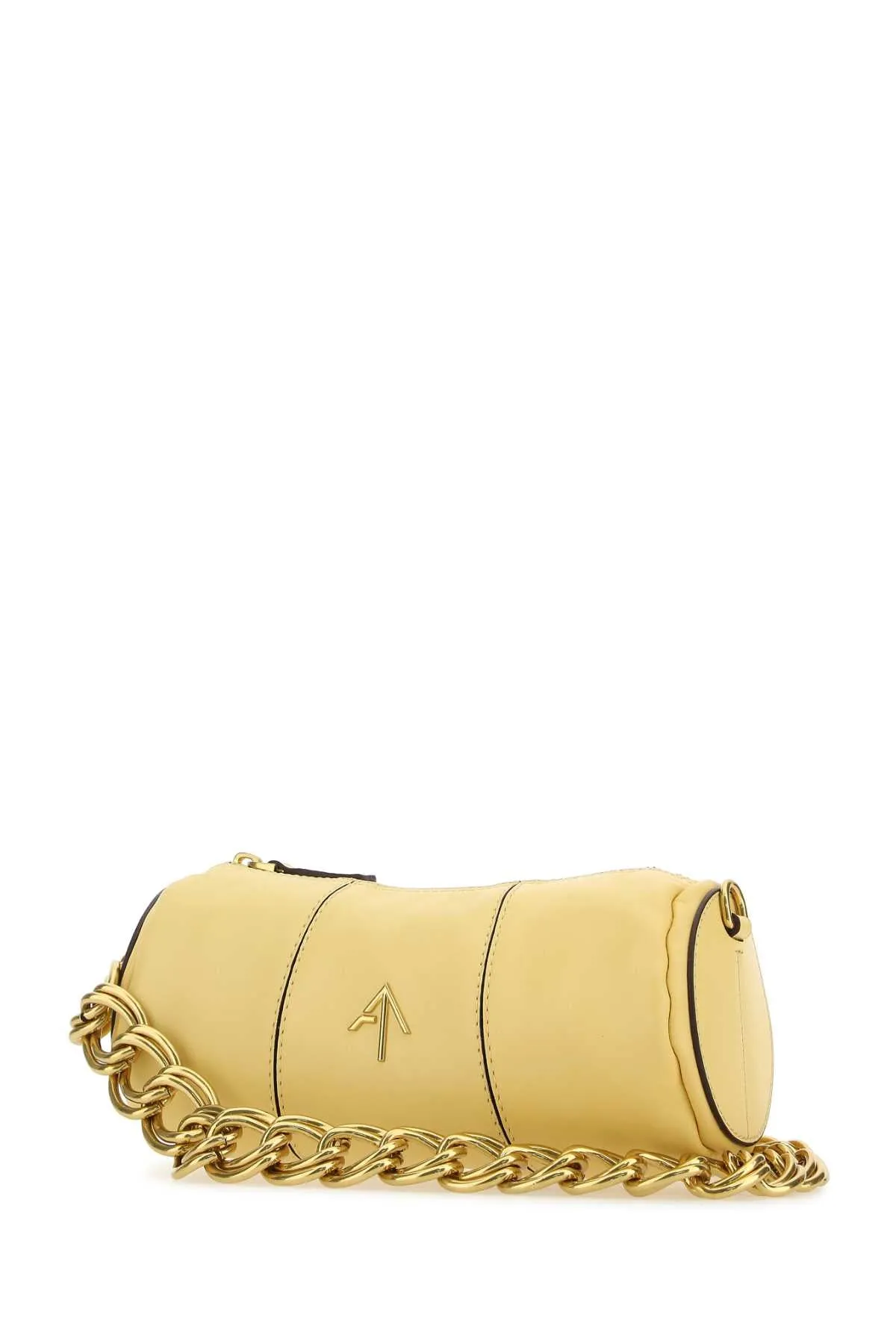 Manu Atelier Logo Plaque Mini Cylinder Bag