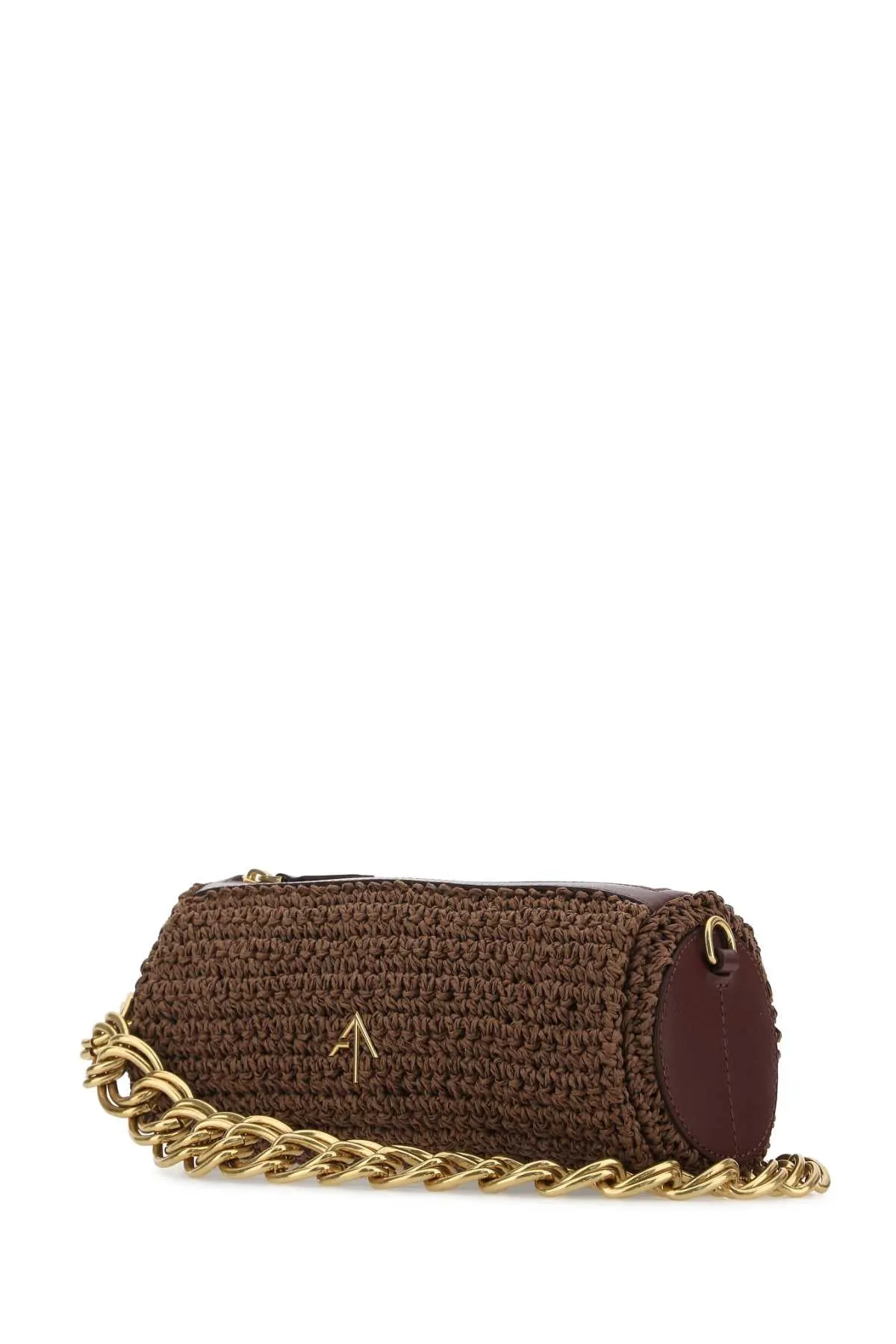 Manu Atelier Logo Plaque Mini Cylinder Bag
