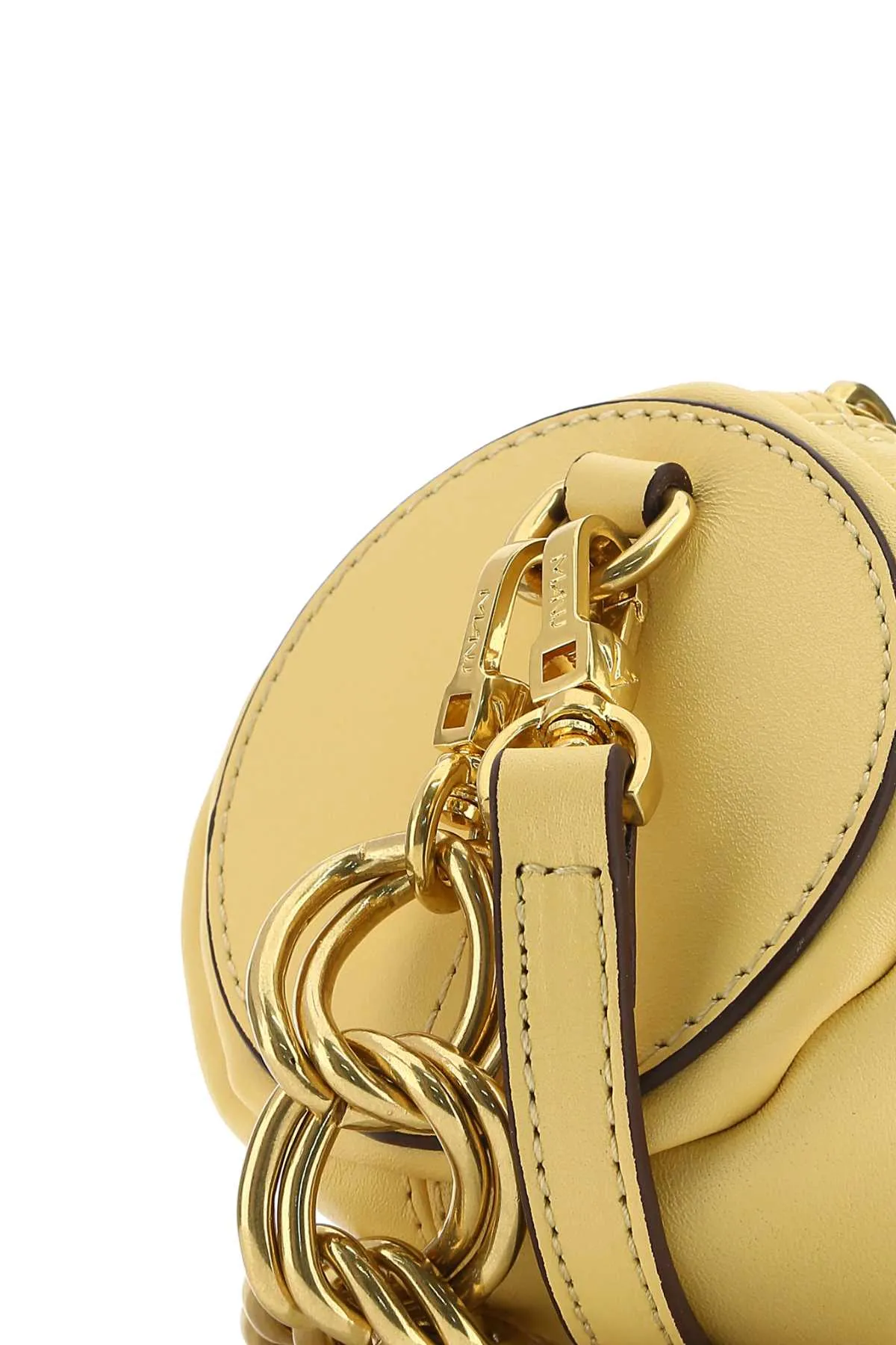 Manu Atelier Logo Plaque Mini Cylinder Bag