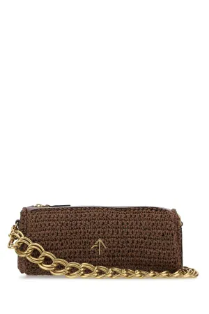Manu Atelier Logo Plaque Mini Cylinder Bag