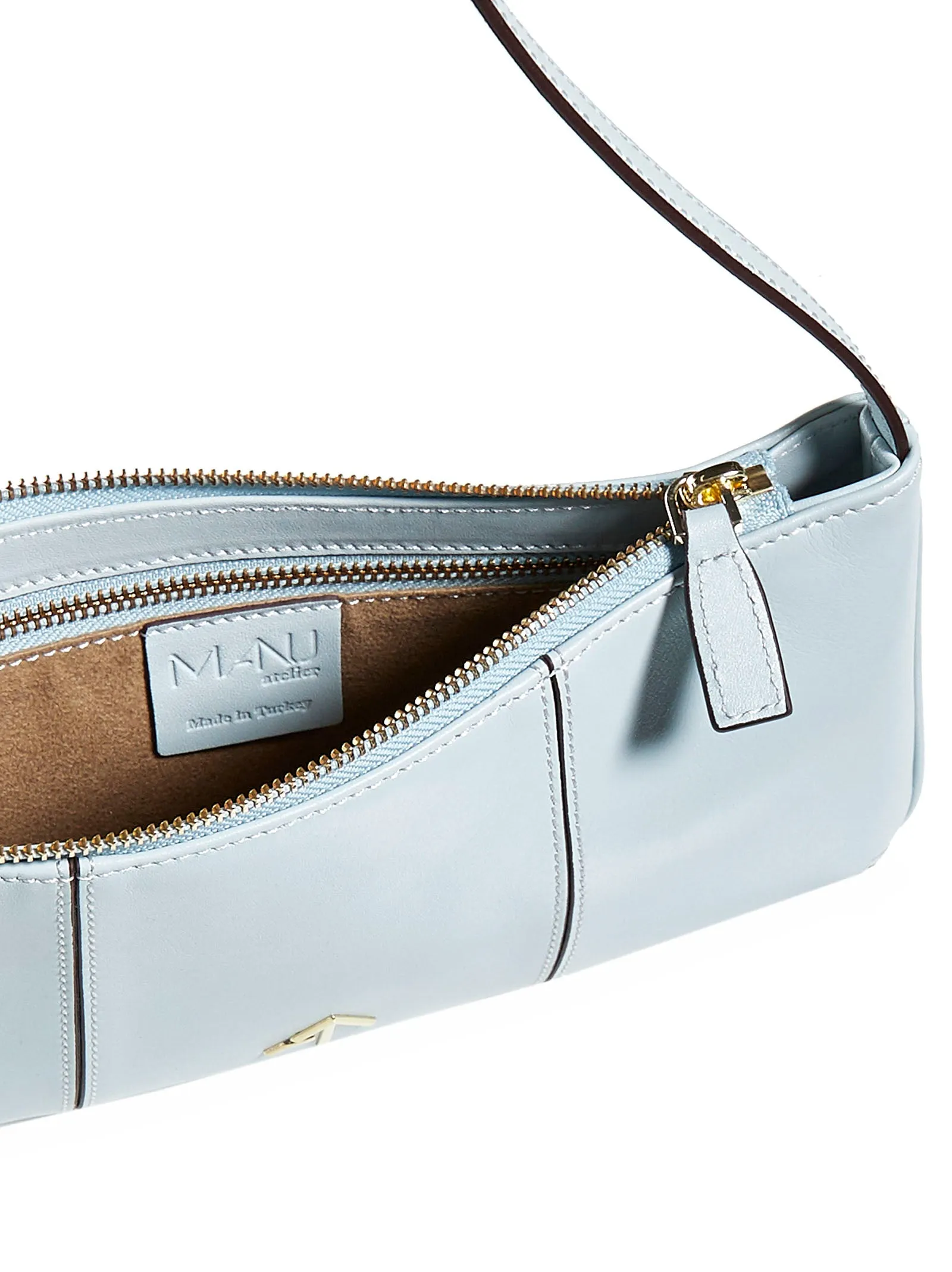 Manu Atelier Zip-Up Shoulder Bag