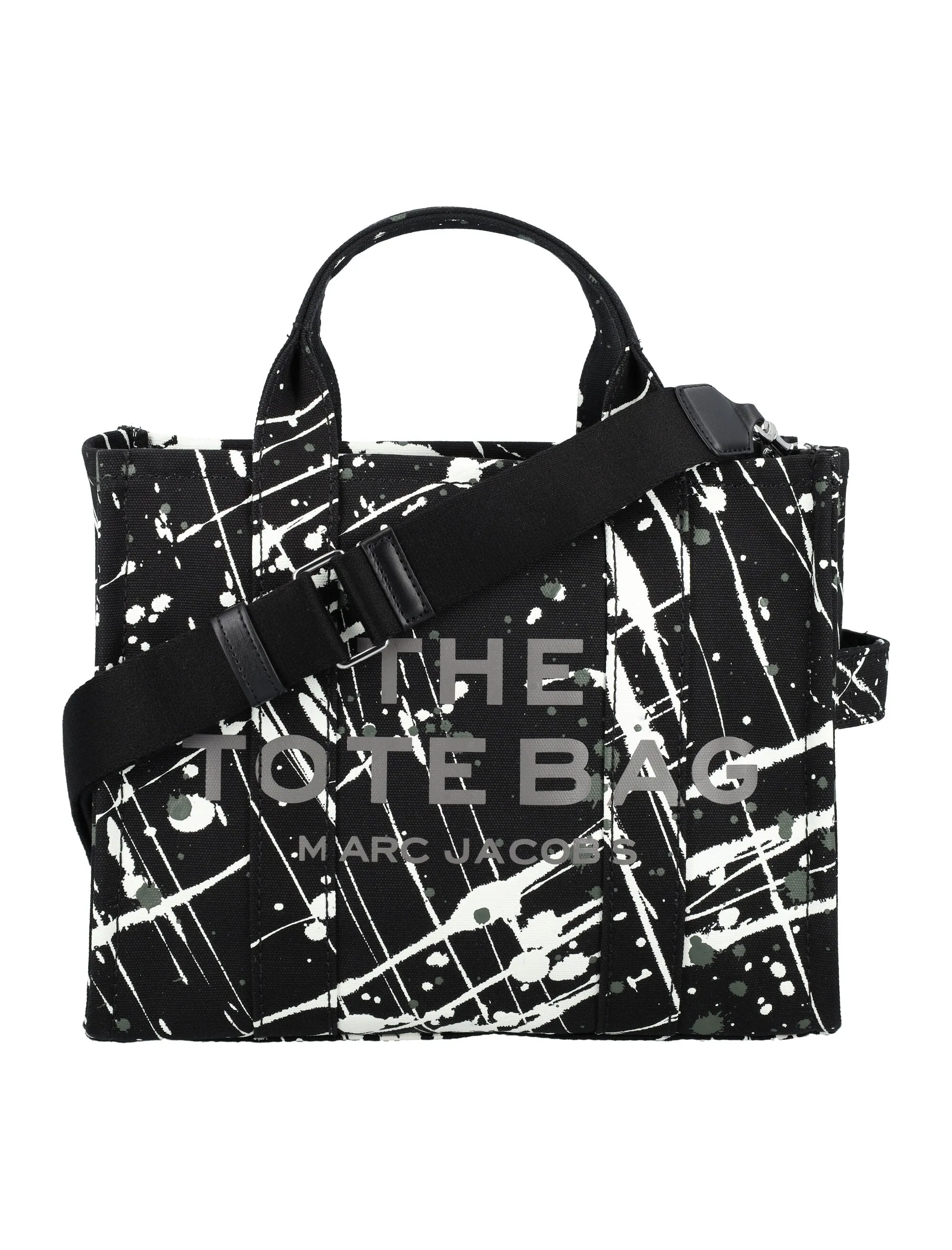 Marc Jacobs Logo Paint Printed Small Tote Bag