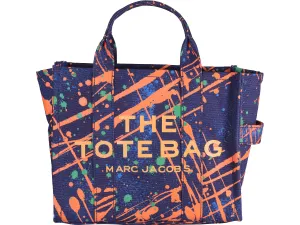 Marc Jacobs Logo Paint Printed Small Tote Bag