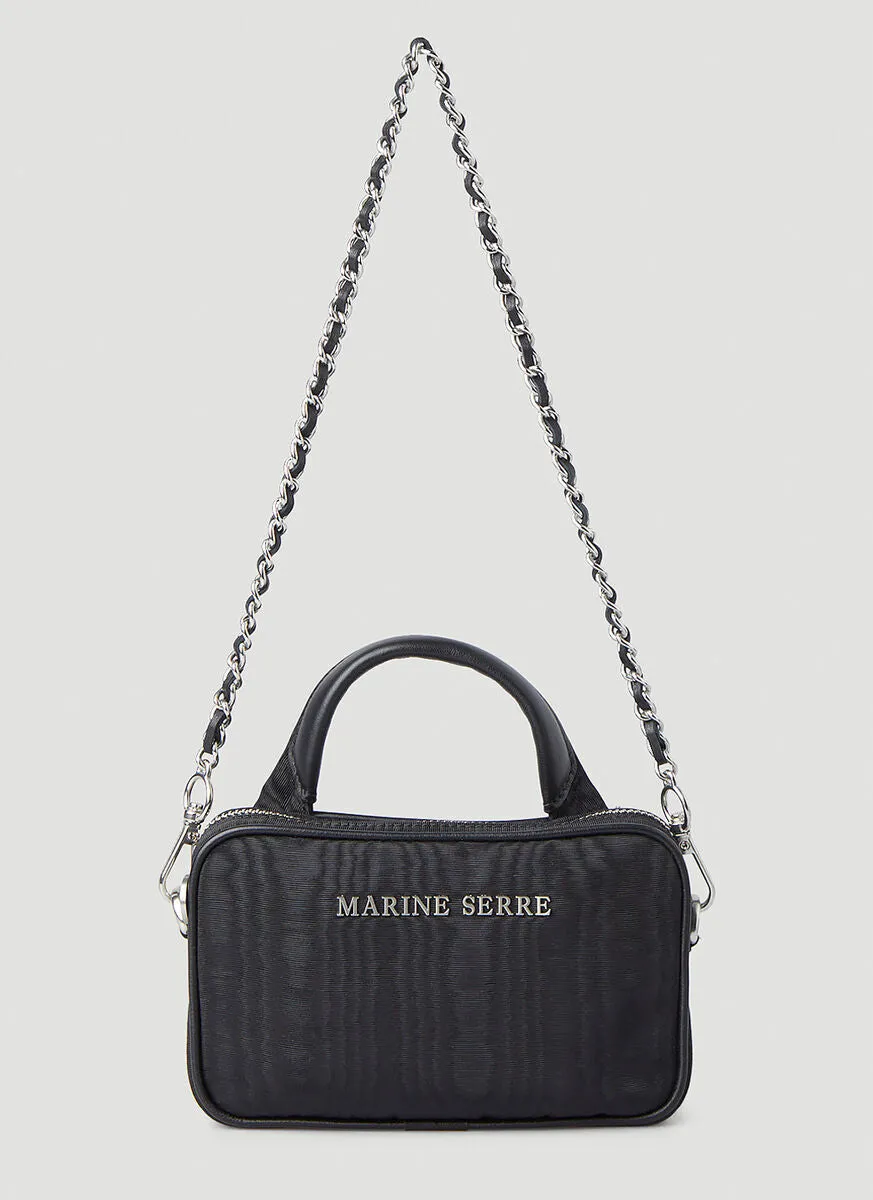 Marine Serre Logo Print Tote Bag