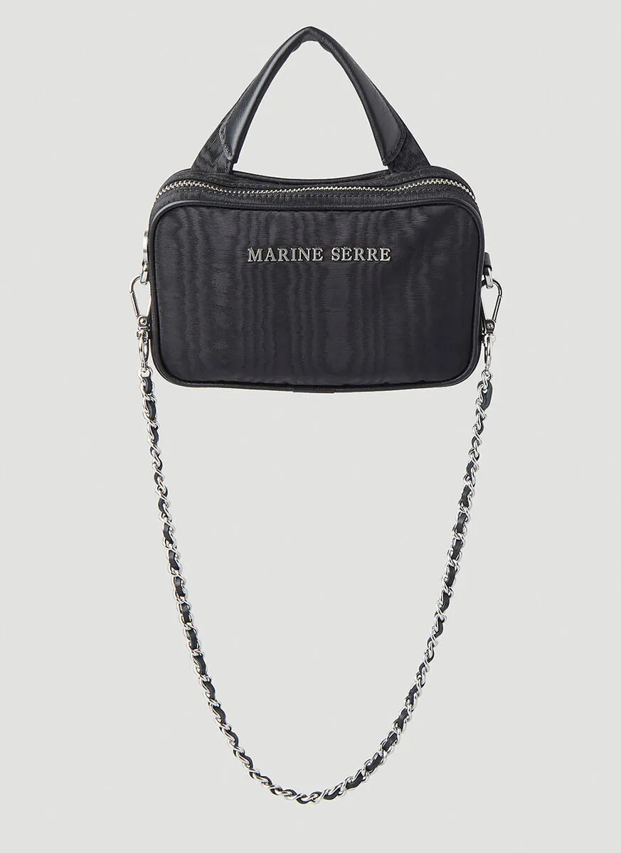 Marine Serre Logo Print Tote Bag