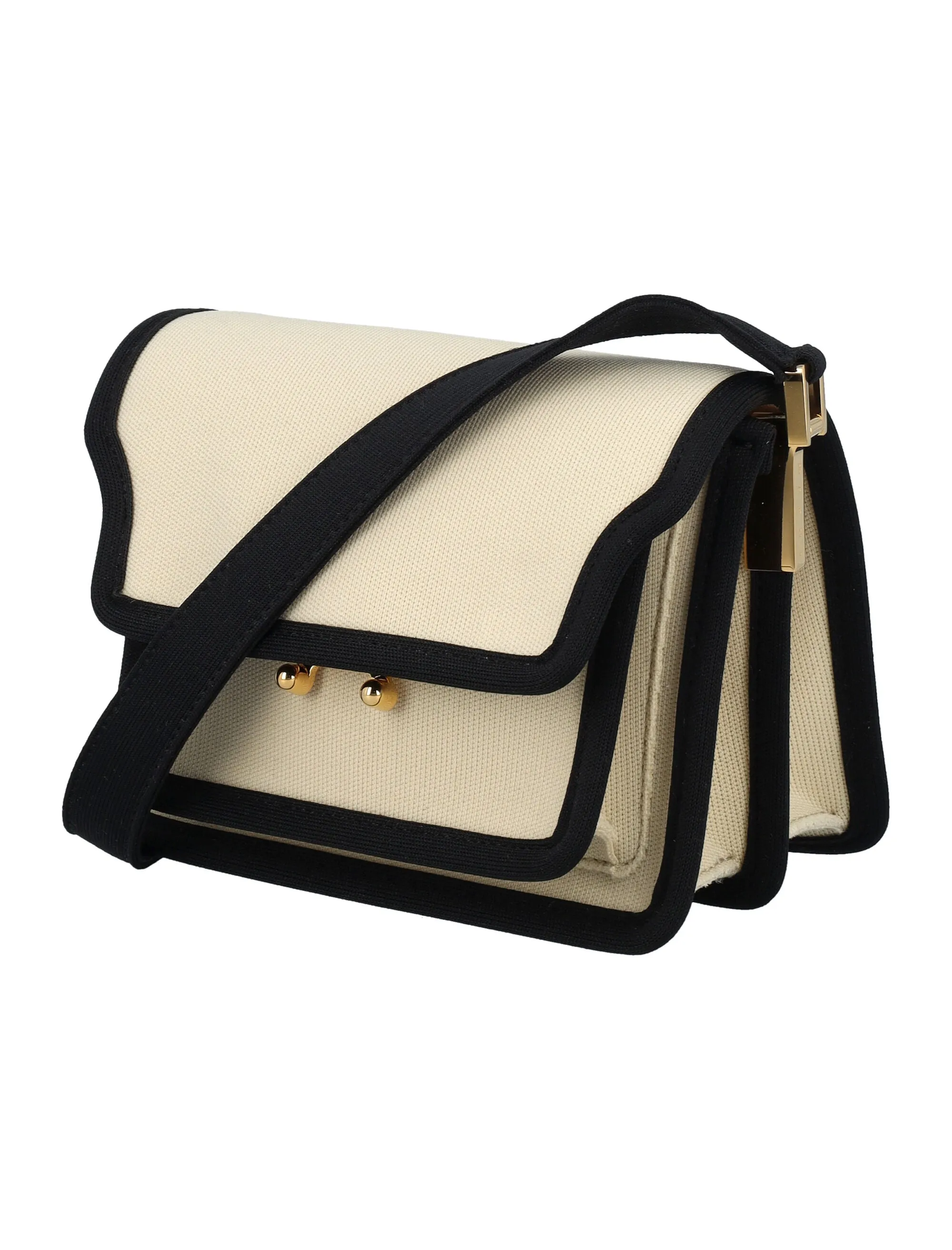 Marni Foldover Trunk Knit Mini Shoulder Bag