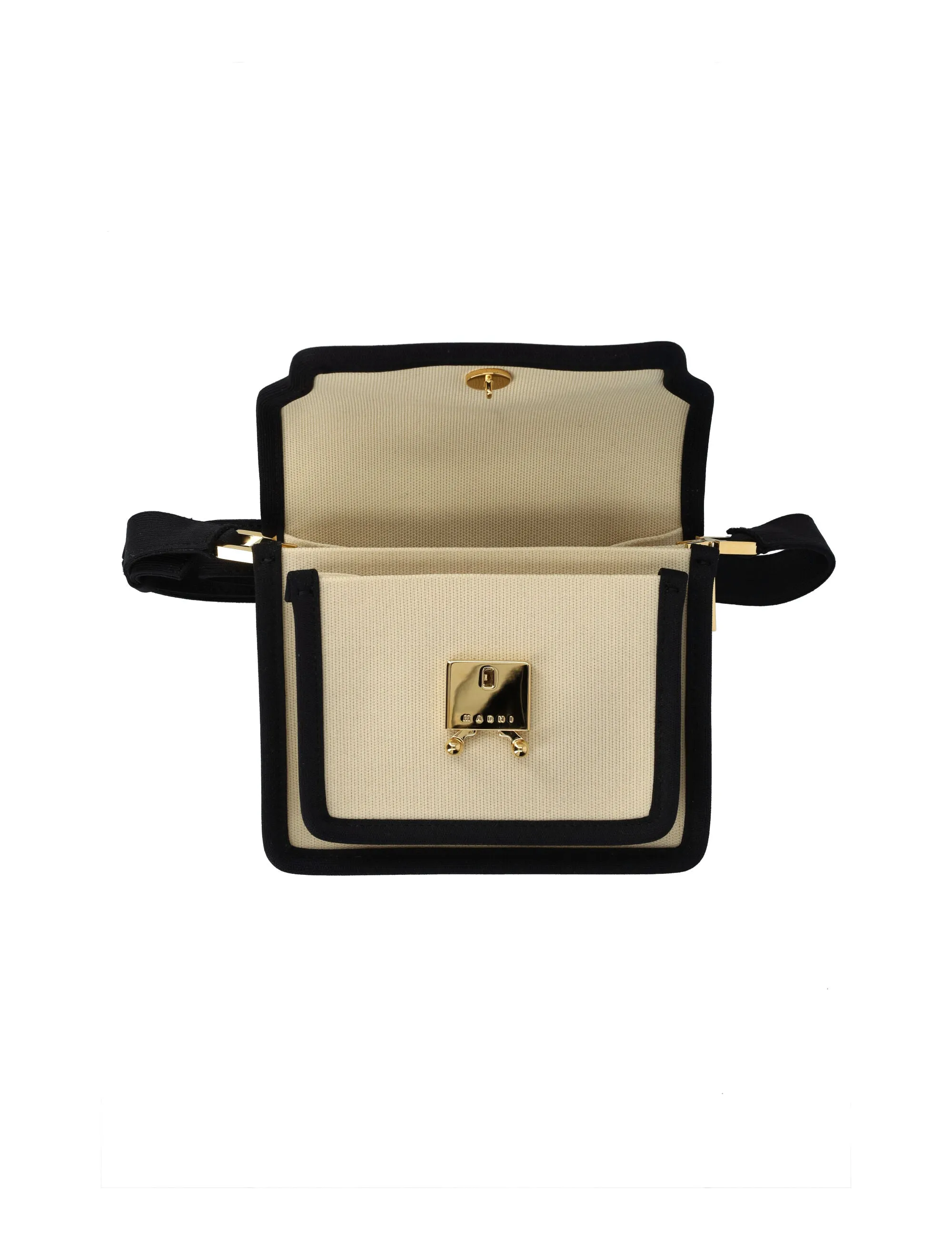 Marni Foldover Trunk Knit Mini Shoulder Bag