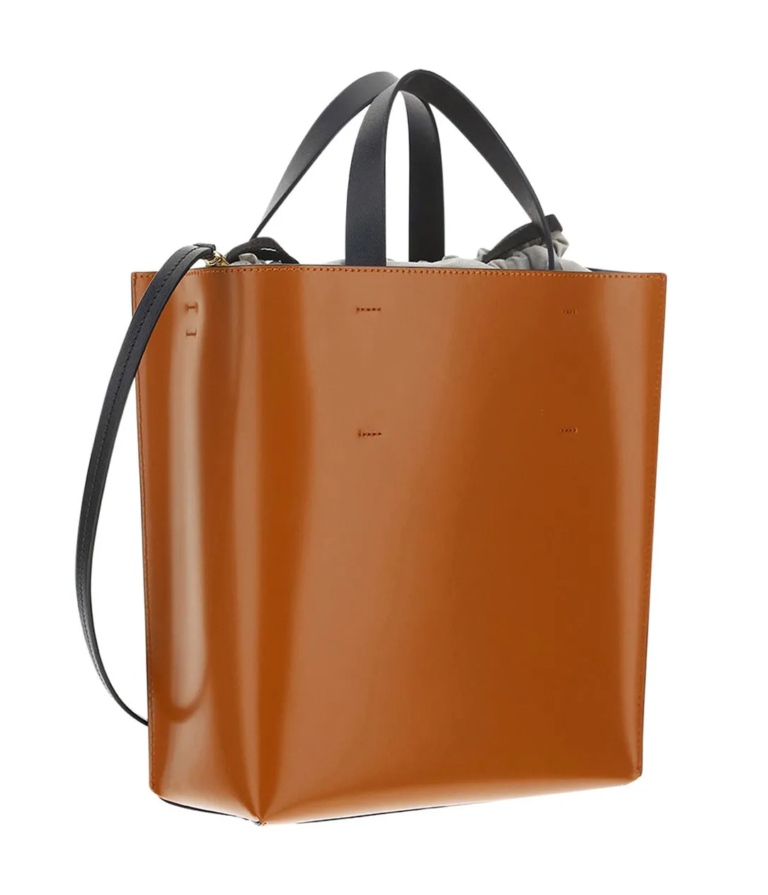 Marni Logo Detailed Color-Block Tote Bag