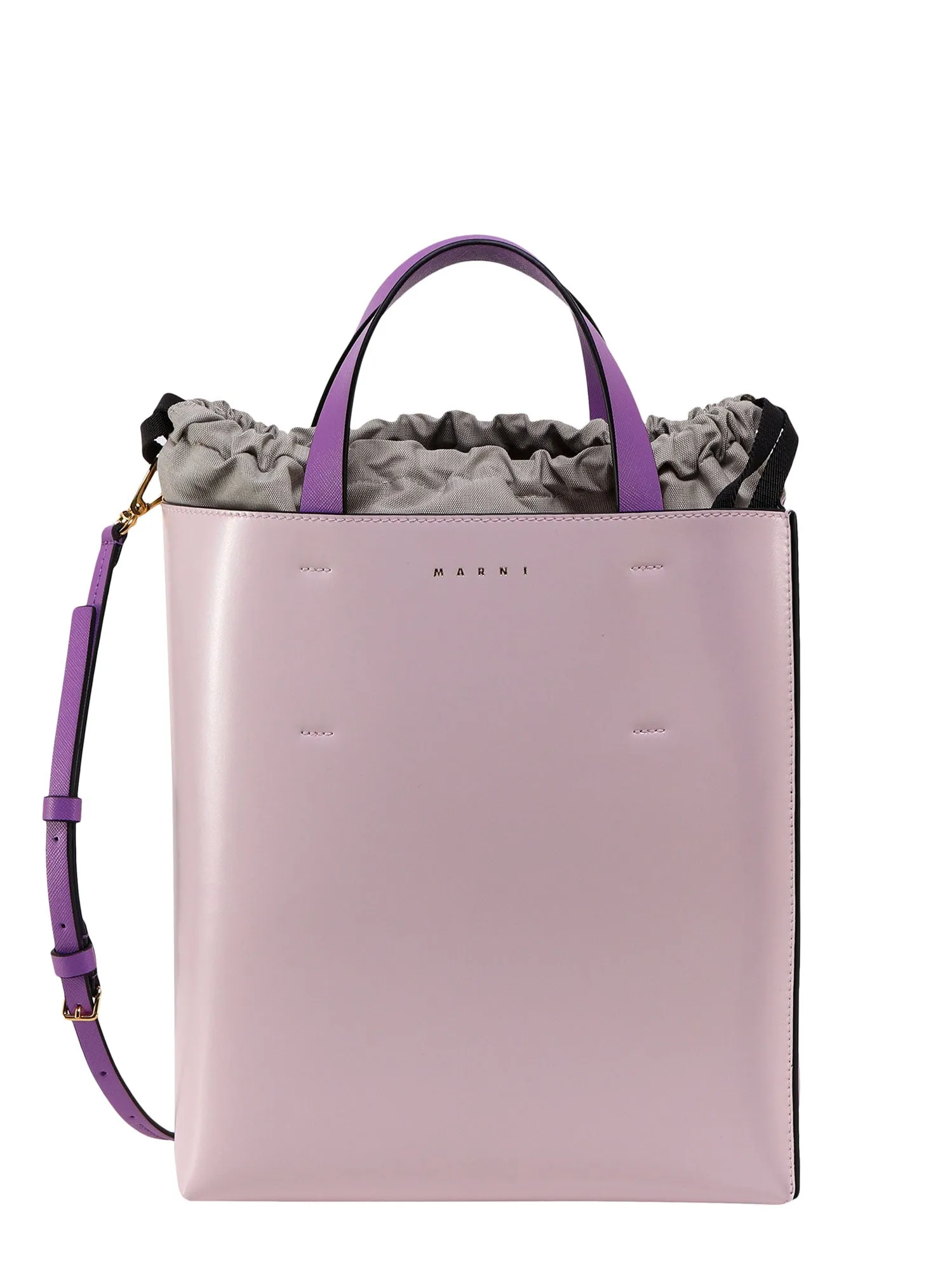 Marni Logo Detailed Color-Block Tote Bag