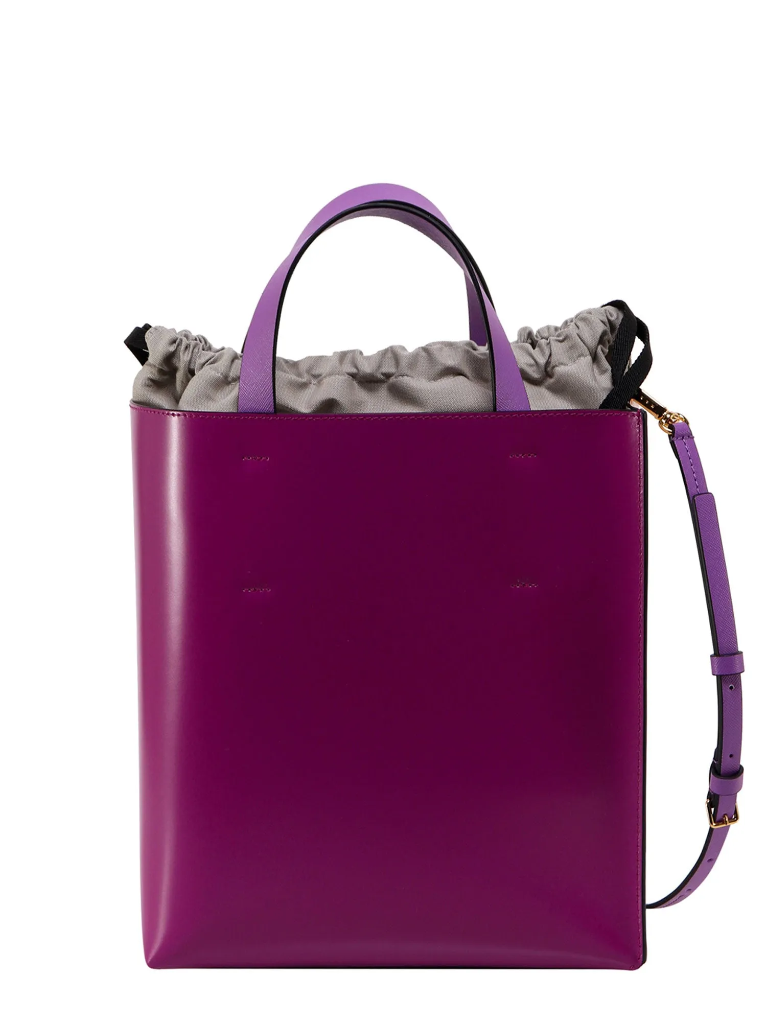 Marni Logo Detailed Color-Block Tote Bag