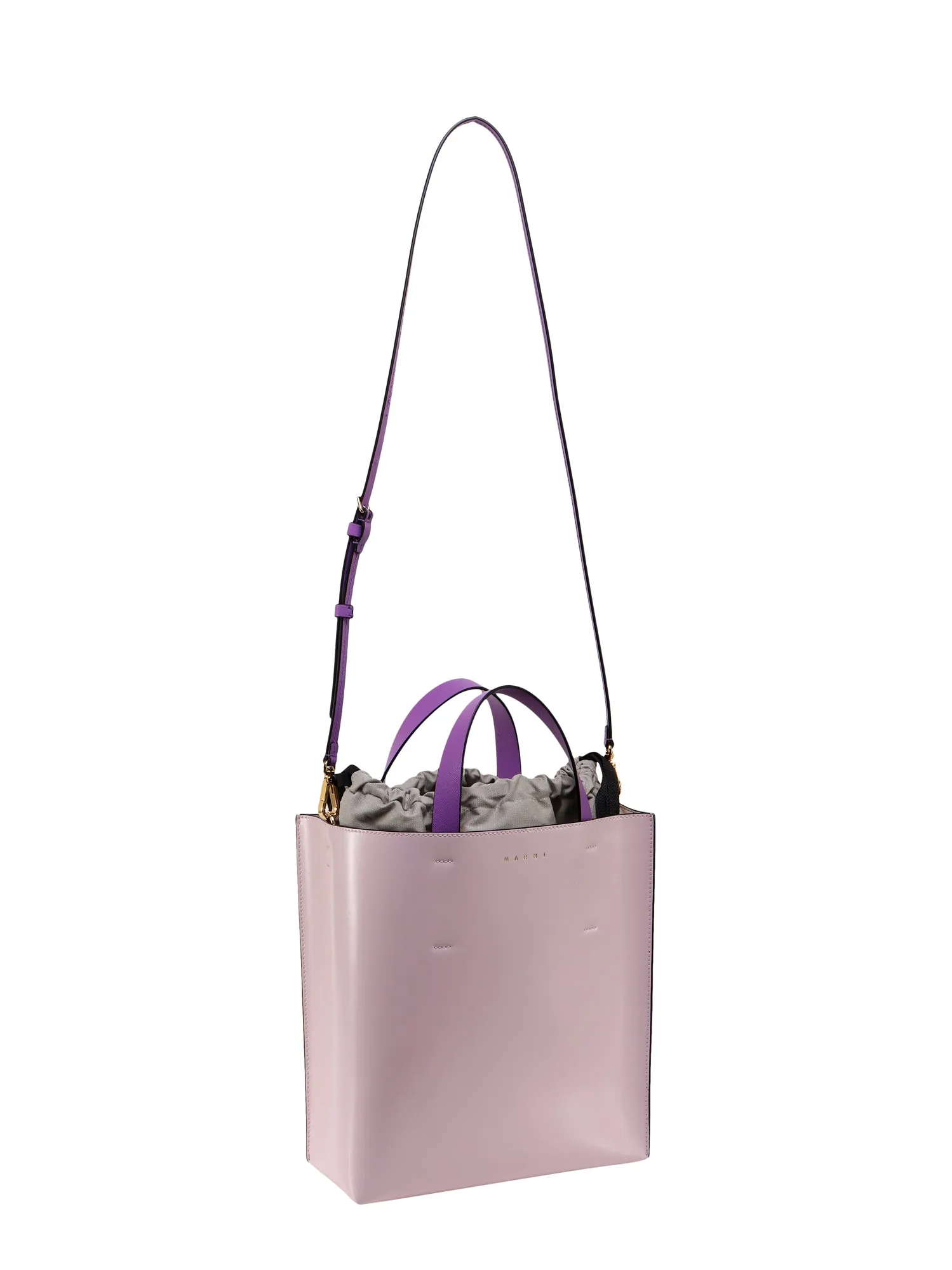 Marni Logo Detailed Color-Block Tote Bag