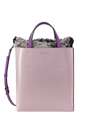 Marni Logo Detailed Color-Block Tote Bag