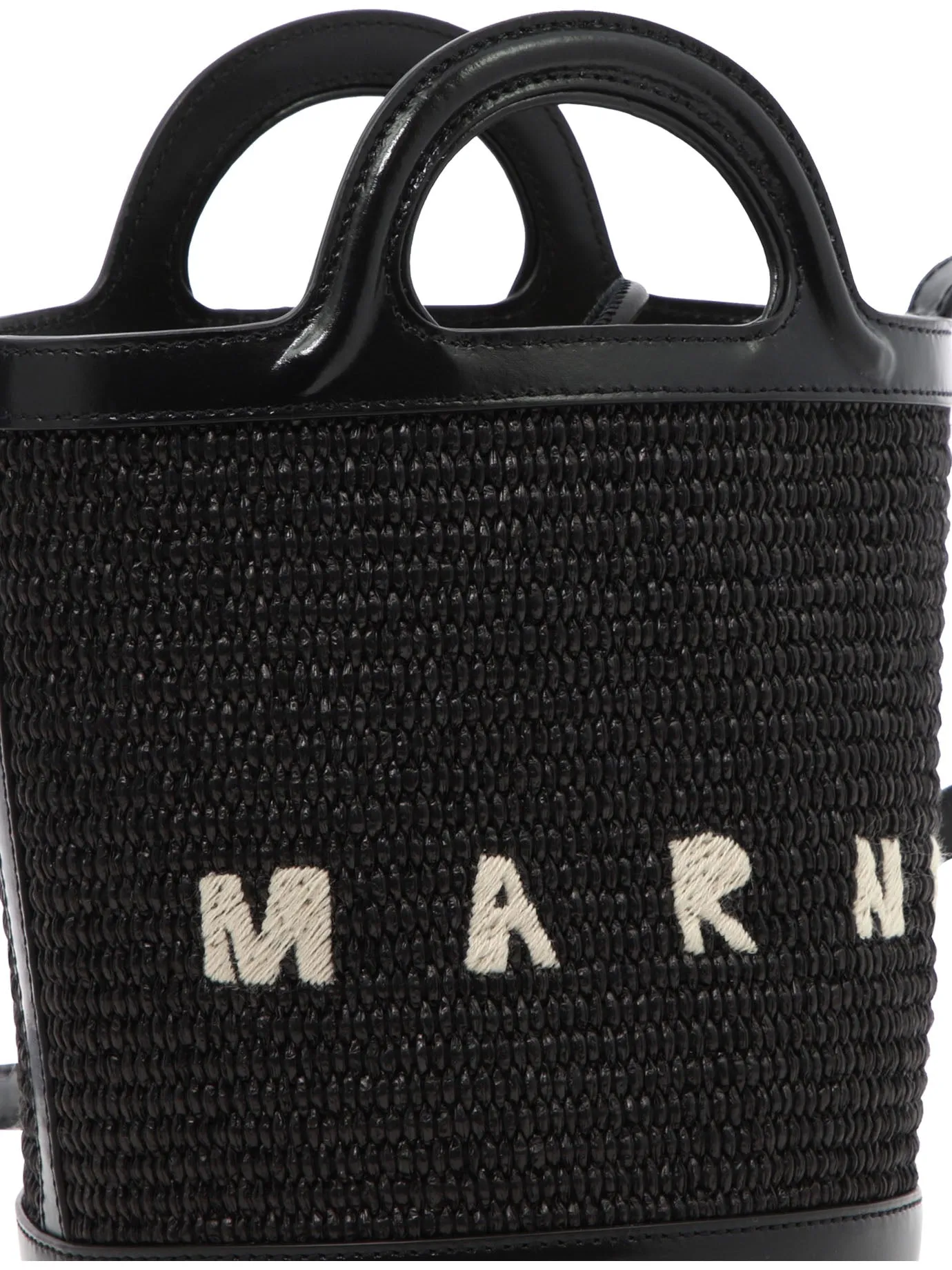 Marni Logo Embroidered Bucket Bag
