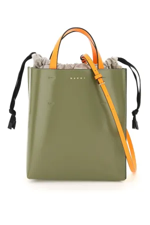 Marni Museo Logo Detailed Tote Bag