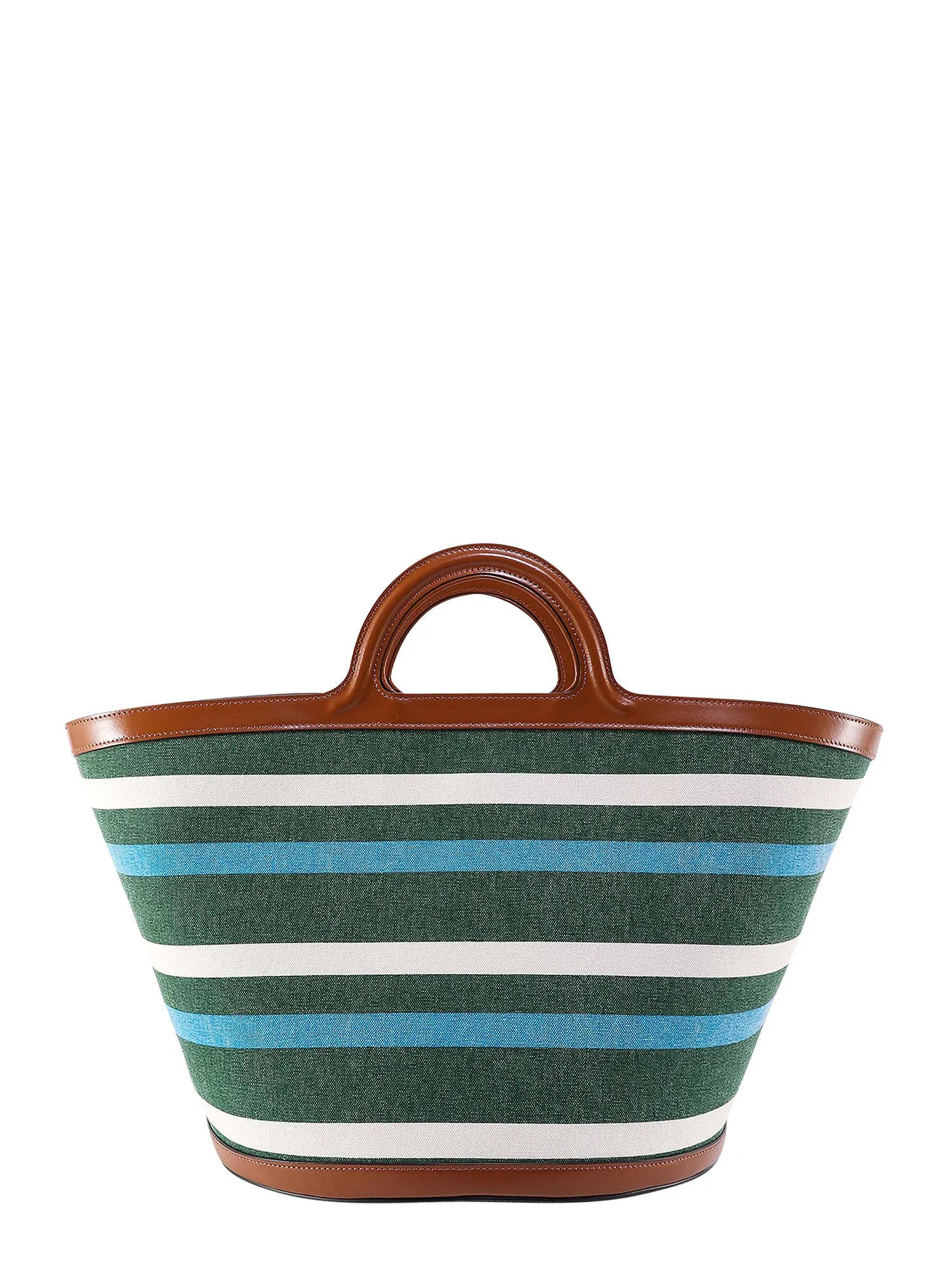 Marni Tropicalia Striped Large Tote Bag