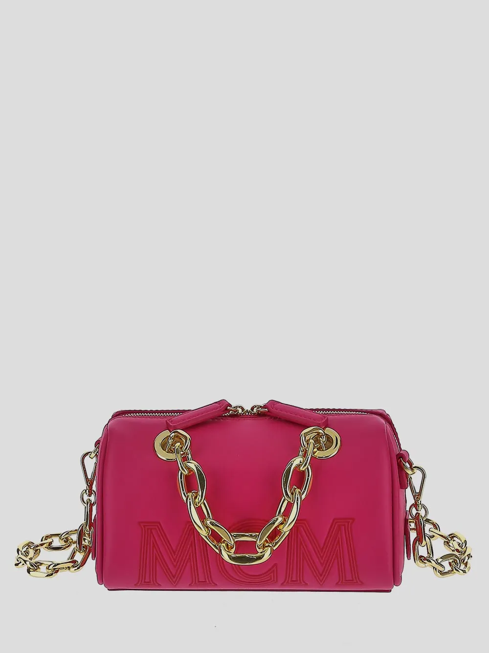 MCM Boston Logo Detailed Mini Crossbody Bag