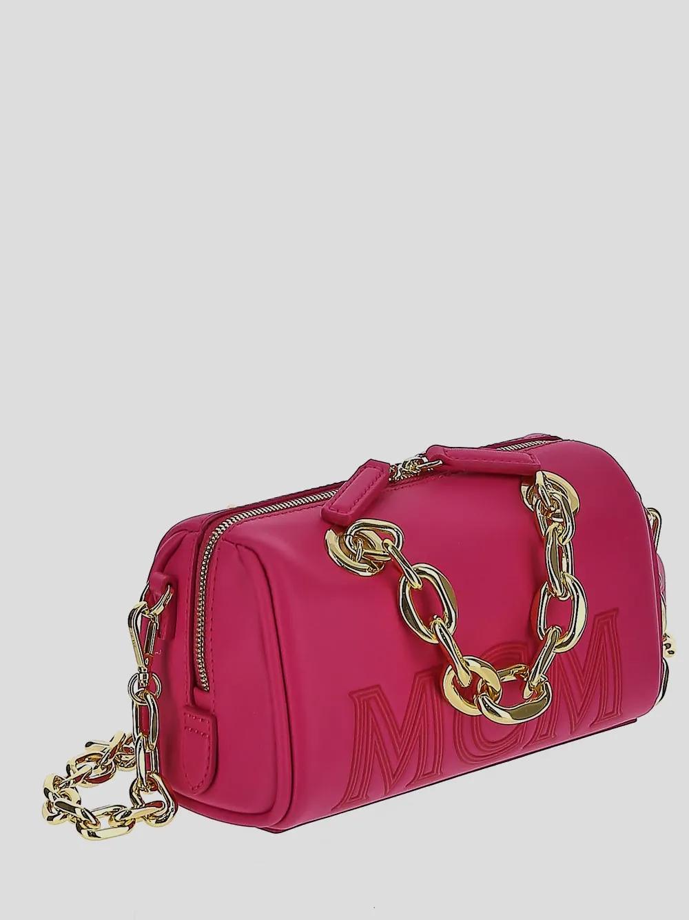MCM Boston Logo Detailed Mini Crossbody Bag
