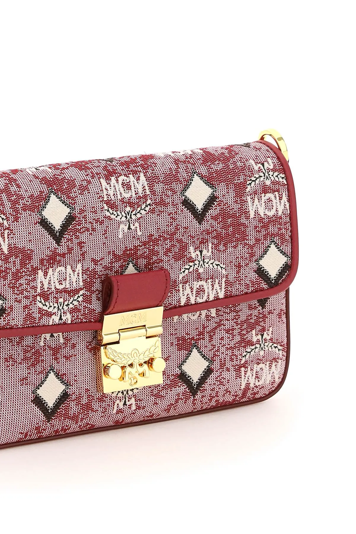 MCM Jacquard Crossbody Bag