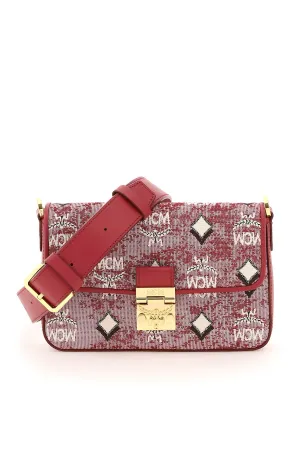 MCM Jacquard Crossbody Bag