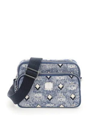 MCM Klassik Vintage Jacquard Monogram Crossbody Bag