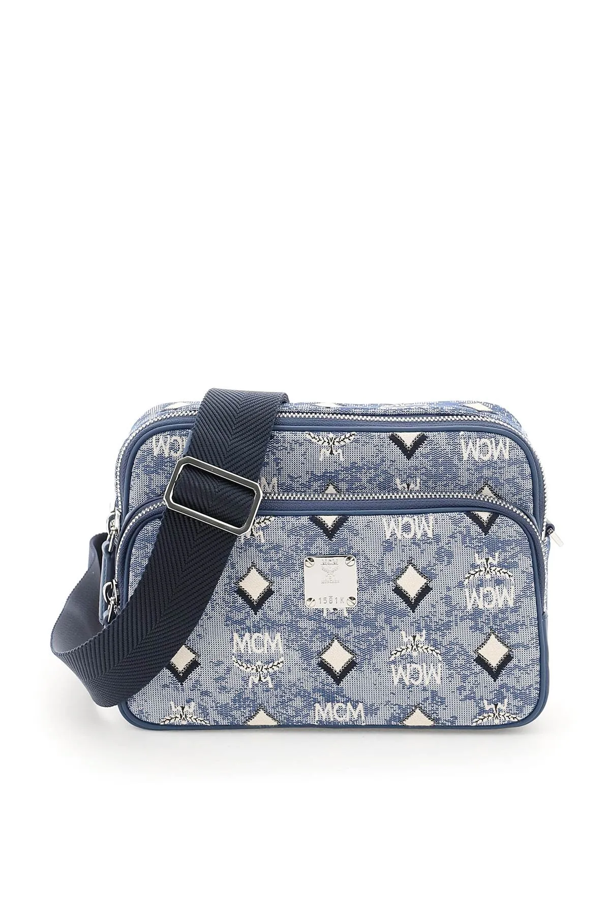 MCM Klassik Vintage Jacquard Monogram Crossbody Bag