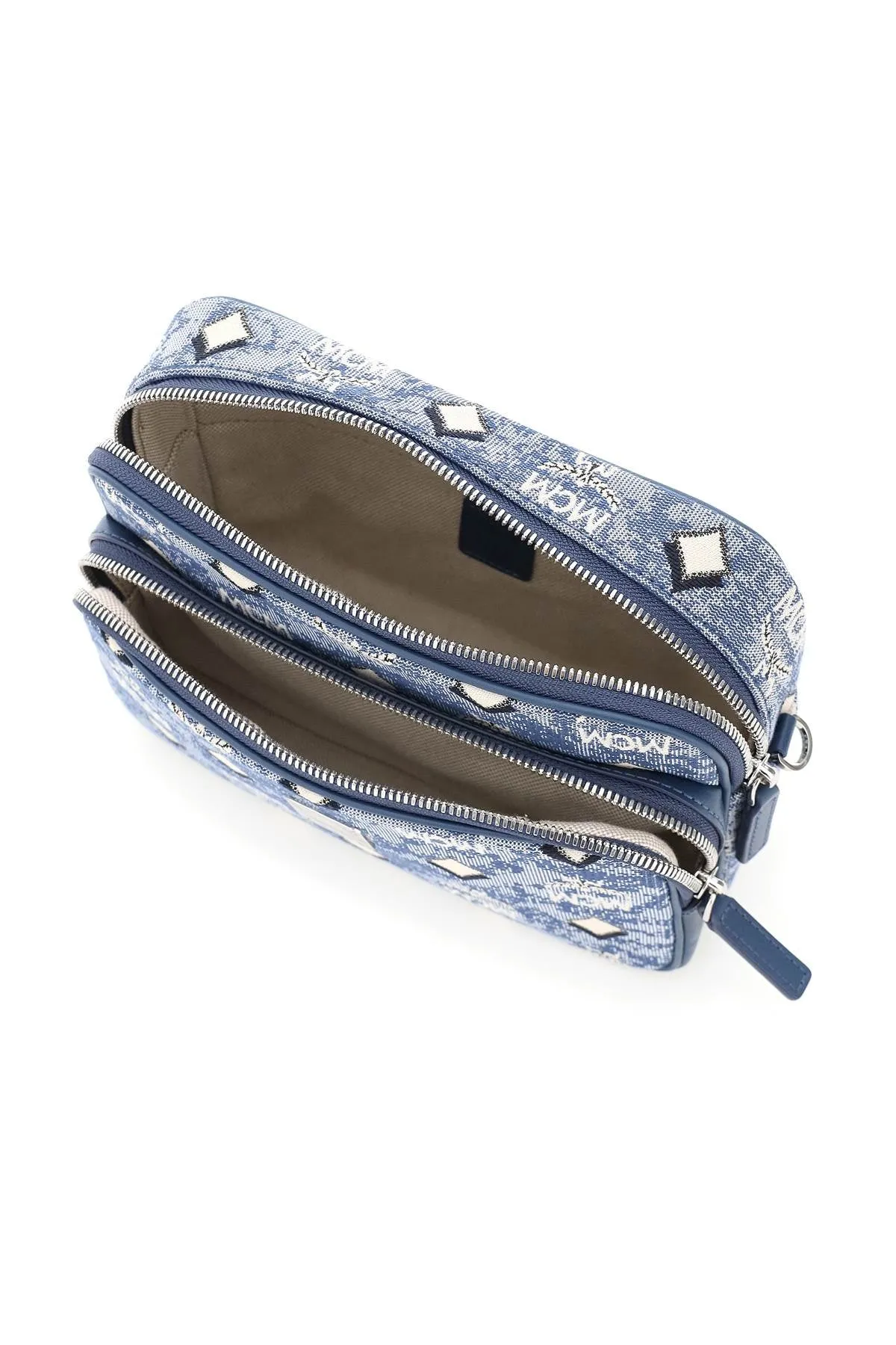 MCM Klassik Vintage Jacquard Monogram Crossbody Bag