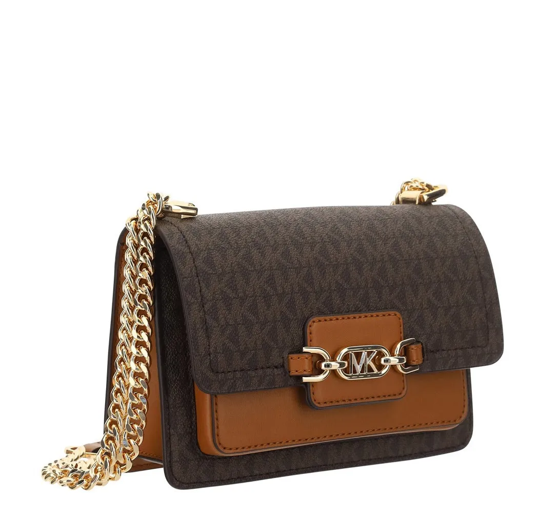 Michael Michael Kors Heather Logo Plaque Shoulder Bag