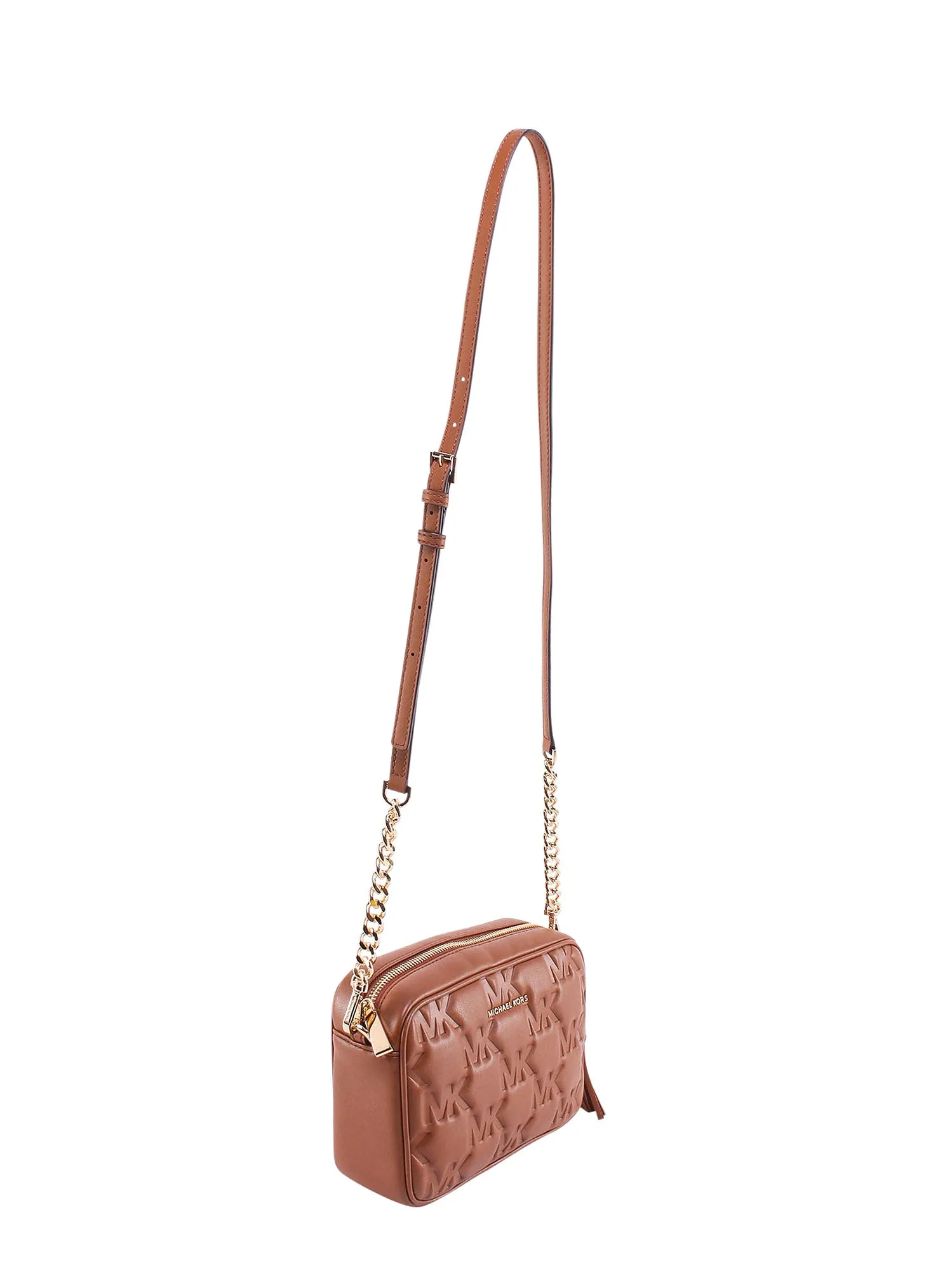 Michael Michael Kors Logo Embossed Crossbody Bag
