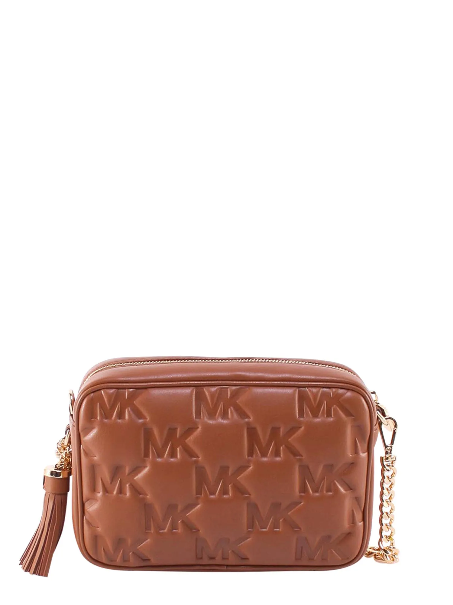 Michael Michael Kors Logo Embossed Crossbody Bag