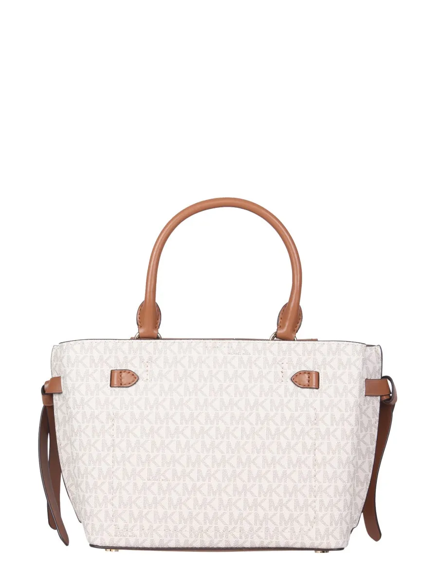Michael Michael Kors Monogram Logo Detailed Tote Bag