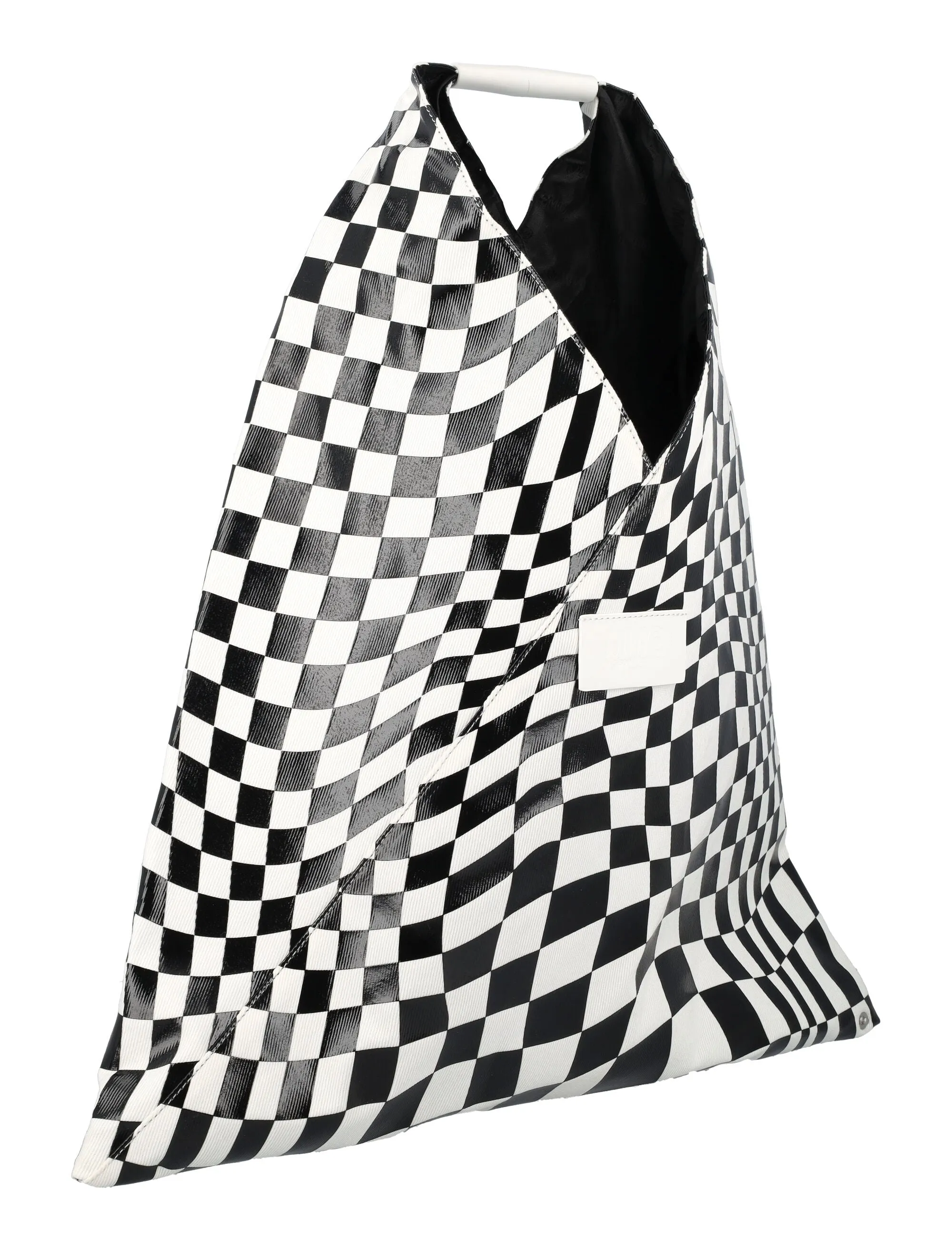 MM6 Maison Margiela Checked Japanese Tote Bag