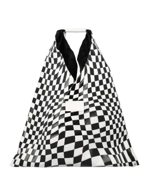 MM6 Maison Margiela Checked Japanese Tote Bag