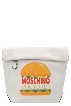 Moschino Hamburger Printed Crossbody Bag